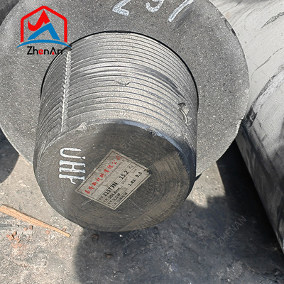 Dia 75mm-700mm L1800-2700mm UHP HP RP Electrodo De Grafito Electrodo di grafite con 4tpi 4tpil Nipple For Eaf Lf