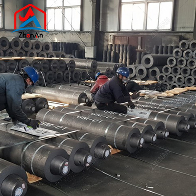 Elettrodo di grafite da 100-750 mm RP/IP/HP/UHP per forno ad arco e forno di raffinazione