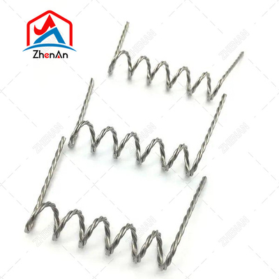 Dia0,8 mm Filato di tungsteno torto di alta qualità per la fabbricazione di scaldacamere a tungsteno