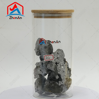 Ferrochromo ad alto tenore di carbonio per forno elettrico Componente siderurgico grigio argento