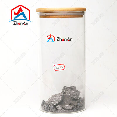 Leggia FeSi di ferro silicio di alta purezza per la raffinazione dell'acciaio con granuli da 10 a 100 mm