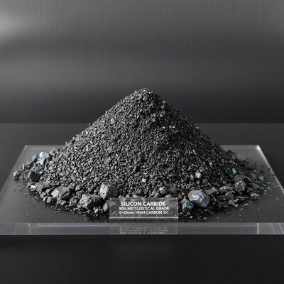 Carburo di silicio di grado metallurgico con contenuto di SiC al 90% Dimensione particelle 0-10 mm per deossidante esotermico nella fonderia e nella fusione