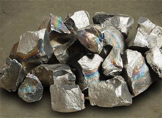 Lega ad alto tenore di carbonio di mn del Fe del manganese 100mm di FeMn 75% ferro